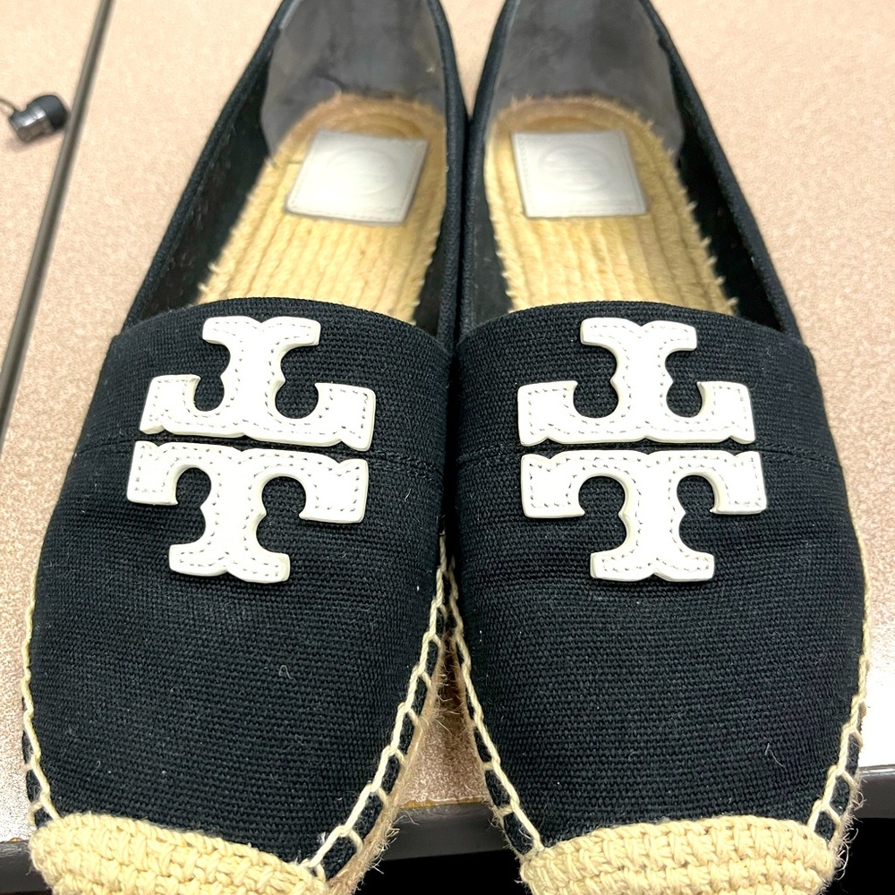 Tory Burch black espadrilles